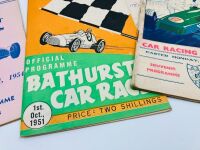 BATHURST: Three original race programmes from the early 1950s together with the hardcover book 'Bathurst: Cradle of Australian Motor Racing' by John Medley [Location: Sydney] - 3