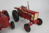 TRACTOR MODELS: Five die-cast tractors - various makes and models - 9