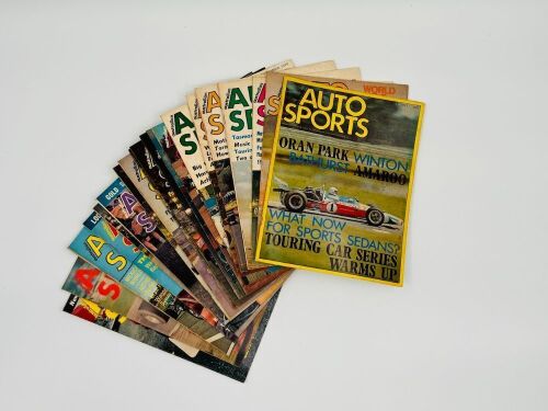 7 · AUSTRALIAN AUTO SPORTS: A consecutive run of 20 monthly periodicals from October 1969 - May 1971 [Location: Sydney]