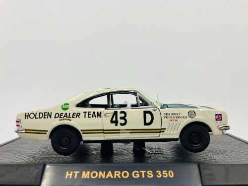20 · HOLDEN HT MONARO GTS: A die-cast 1:32 scale model by DDA Collectibles of the 1969 Holden HT Monaro GTS 350 #43D in original packaging [Location: Sydney]