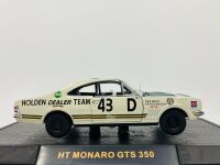 HOLDEN HT MONARO GTS: A die-cast 1:32 scale model by DDA Collectibles of the 1969 Holden HT Monaro GTS 350 #43D in original packaging [Location: Sydney]