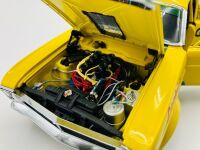 FORD XY FALCON GT-HO: A 1:18 scale model by Classic Carlectables of the GT-HO Super Falcon 1972 ATCC Last Race at Oran Park in Grace Bros. livery [Location: Sydney] - 9