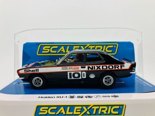 27 · HOLDEN LJ TORANA XU-1: A 1:32 Scalextric slot car of the 1973 #10D raced at Bathurst in 1973 by Johnson/Forbes, in original packaging [Location: Sydney]