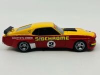 FORD MUSTANG SPORTS SEDAN: A 1:43 scale model by Armco of Jim Richards' Sidchrome Mustang Sports Sedan, together with a framed colour photo of the same car [Location: Sydney] - 3