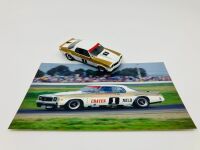 HOLDEN HJ MONARO SPORTS SEDAN: A 1:43 scale model by Armco of Ian 'Pete' Geoghegan's Monaro GTS Sports Sedan [Location: Sydney]