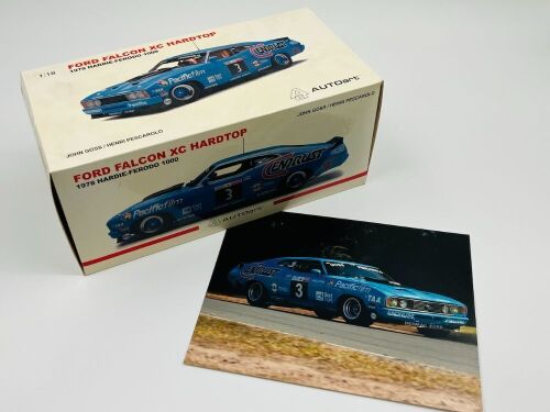 FORD XC FALCON: A 1:18 scale model by AutoArt of the 1978 Bathurst #3 car of John Goss/Henri Pescarolo, in original packaging [Location: Sydney]