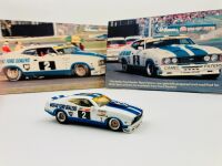 FORD XC FALCON: A 1:43 scale model by Dinkum Classics of the 1978 Bathurst #2 car, together with two colour images of the same car mounted on board, 33cm wide by 16cm high [Location: Sydney]