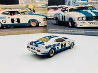 FORD XC FALCON: A 1:43 scale model by Dinkum Classics of the 1978 Bathurst #2 car, together with two colour images of the same car mounted on board, 33cm wide by 16cm high [Location: Sydney] - 4