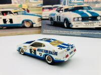 FORD XC FALCON: A 1:43 scale model by Dinkum Classics of the 1978 Bathurst #2 car, together with two colour images of the same car mounted on board, 33cm wide by 16cm high [Location: Sydney] - 5