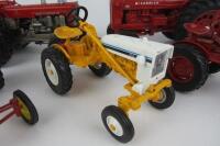 TRACTOR MODELS: Five die-cast tractors - various makes and models - 11