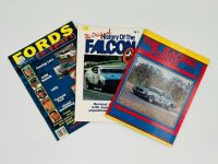 FORD: A group of four softcover publications covering Ford's racing in Australia including 'Ford Falcon, Mustang & Sierra' by Stewart Wilson and 'The Racing Fords' [Location: Sydney] - 2