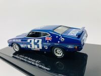 FORD XB FALCON GT: A 1:43 scale model by Autoart of the #33 1974 Hardie-Ferodo 1000 winner of Moffat/Glemser [Location: Sydney] - 3