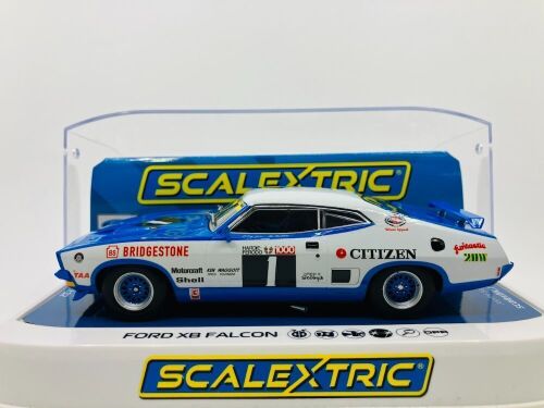 FORD XB FALCON GT: A 1:32 Scalextric slot car in 1975 Bathurst #1 livery, in original packaging [Location: Sydney]