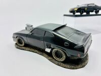 MAD MAX: Two models of the XB Falcon 'Interceptor' including a resin paperweight and a 1:43 scale model by Greenlight [Location: Sydney] - 3