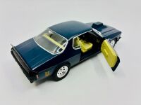 MAD MAX: A 1:24 scale model by Greenlight of the MFP Holden HQ Monaro Pursuit Nightrider, complete with non-original display case [Location: Sydney] - 3