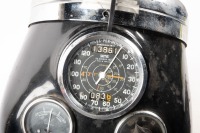 TRIUMPH: A Triumph headlight seven inch nacelle with speedo, ammeter & headlight switch, no lens - 2