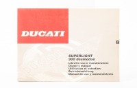 DUCATI: A 1993 Ducati Superlight 900 owners instructional manual, in Italian, French, English, German & Spanish, 112 pages