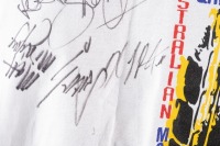 AUSTRALIAN MOTOGP: A signed T-Shirt promoting the 1998 Australian MotoGP, signed by various riders including Valentino Rossi among others - 5
