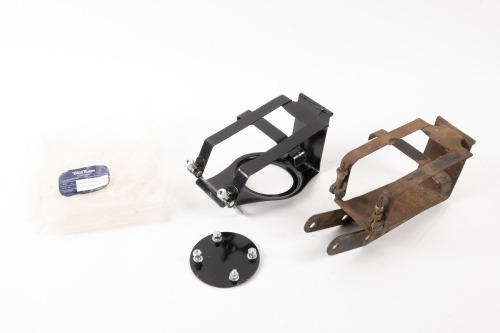 BATTERY HOLDERS: Two battery holders, includes one new BSA holder and one unknown holder
