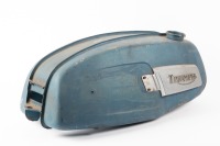 TRIUMPH: A Triumph T150 'breadbox' fuel tank with badges - 2