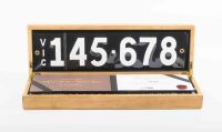 Victorian Heritage Number Plate | 145.678