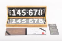 Victorian Heritage Number Plate | 145.678 - 2