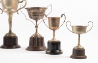 NORTHCOTE MOTORCYCLE CLUB: A group of seven mostly small trophies all awarded to the Northcote Motorcycle Club in the 1930s - 4