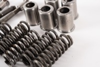 BURMAN GEARBOX PARTS: A group of Burman racing gearbox parts, includes five heavy duty clutch springs and stud assemblies - 2