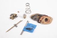 AMAL CARBURETOR PARTS: A group of Amal carburetor parts