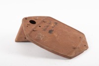 VELOCETTE: A Velocette swingarm model tail light / number plate bracket
