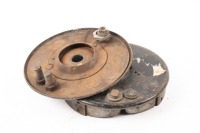 NORTON: Two Norton brake backing plates