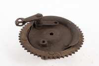 VELOCETTE: A Velocette MAC rear brake drum & backing plate - 2