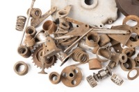 VELOCETTE: A tub of assorted Velocette MAC engine parts - 2