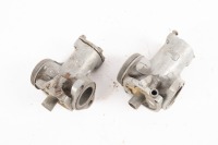 AMAL: Two incomplete Amal concentric carburetors, one cast with number '626' and one other with '930'