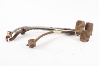 NORTON: Two Norton brake pedals, cast with number 'N6732' and one other unknown pedal