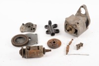 LUCAS: An incomplete Lucas magdyno, cast with number 'J3576' & associated parts in tub