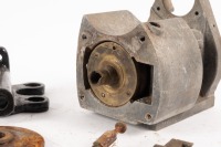 LUCAS: An incomplete Lucas magdyno, cast with number 'J3576' & associated parts in tub - 2