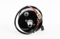 TRIUMPH: A new reproduced Triumph 150 MPH 'grey face' speedometer with counter, lens width 8cm - 2