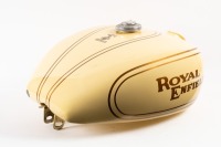 ROYAL ENFIELD: A Royal Enfield Bullet large capacity long range fuel tank - 3