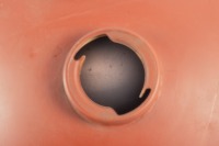 INDIAN: A circa 1949 / 50 Indian Warrior / Scout fuel tank - 2