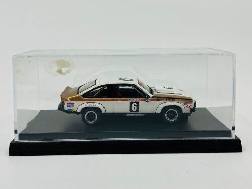 74 · HOLDEN LJ TORANA A9X: A 1:64 scale model by Biante of the Grice/Leffler Hatchback in #6 livery, in perspex case but no box [Location: Sydney]