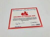 HOLDEN LJ TORANA A9X: A 1:18 scale model by AutoArt of the 1979 Australian Touring Car Championship winning car of Bob Morris in Channel 7 #7 livery, in original packaging [Location: Sydney] - 8
