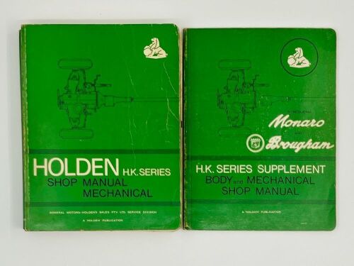 HOLDEN: An original factory workshop manual for the HK model with a Supplement for the Monaro and Brougham [Location: Sydney]