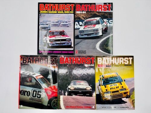 BATHURST: A collection of five yearbooks from 1982-1988 (missing 1986 & 1987) [Location: Sydney]