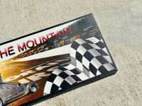 KING OF THE MOUNTAIN: A metal board depicting Peter Brock at Bathurst, 100cm wide by 30cm high [Location: Sydney] - 4