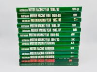 AUSTRALIAN MOTOR RACING YEARBOOK: A collection of 13 hardcover books Numbers 9-19 (including duplicates of No. 11 and No. 16) [Location: Sydney]