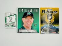 JIM RICHARDS: A pair of hardcover books including 'Gentleman Jim: The Official Racing History of Jim Richards' by Will Dale & Aaron Noonan and 'The Jim Richards Story' by Barry Naismith [Location: Sydney]