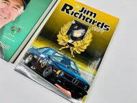 JIM RICHARDS: A pair of hardcover books including 'Gentleman Jim: The Official Racing History of Jim Richards' by Will Dale & Aaron Noonan and 'The Jim Richards Story' by Barry Naismith [Location: Sydney] - 3