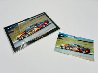 CHEVROLET DEKON MONZA: A 1:18 scale model by Real Art Replicas of Allan Moffat's #25 Federation Dekon Monza Sports Sedan, together with two unframed colour photos of the same car and a slot car of another Dekon Monza [Location: Sydney] - 9
