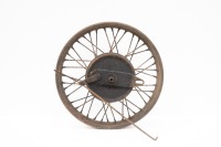 BROUGH SUPERIOR: A 1930s Brough Superior rear wheel, complete